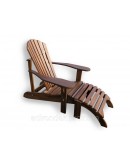 Кресло садовое Адирондак с подножкой 